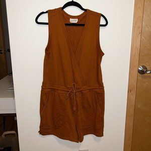 Universal Thread Rust Terry Cloth Romper